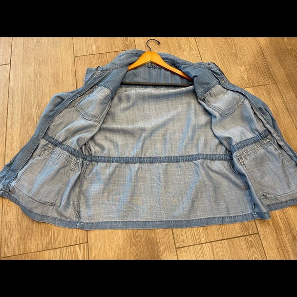 Denim Jean Utility Jacket - size M - Picture 6 of 14